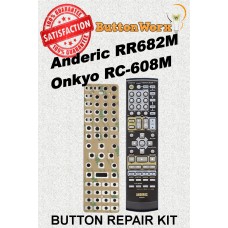 Onkyo RC-608M (Anderic RR682M) Remote Control Button Repair